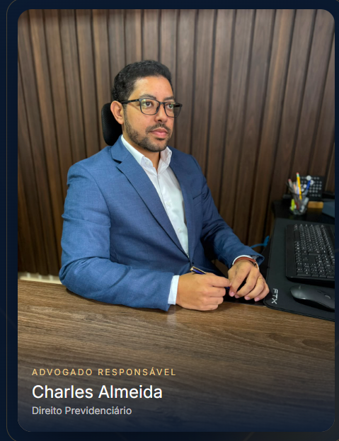 Charles Almeida, advogado responsável